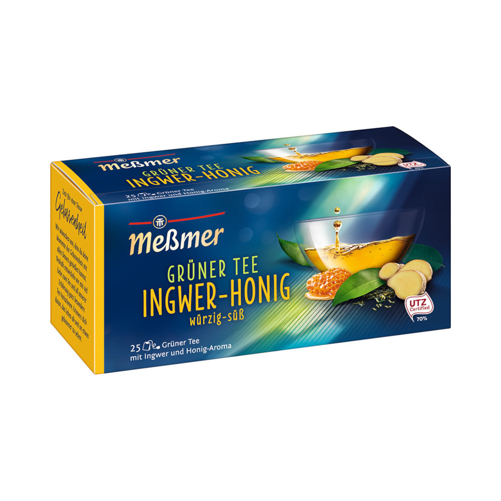 Meßmer Grüner Tee Ingwer-Honig 1 x 25Stk. (Beutel) Packung