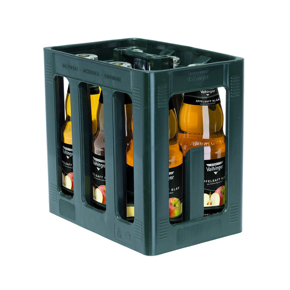 Niehoffs Apfel Klar 6 x 1L (Glas) MEHRWEG Kiste zzgl. 2,40 €  Pfand