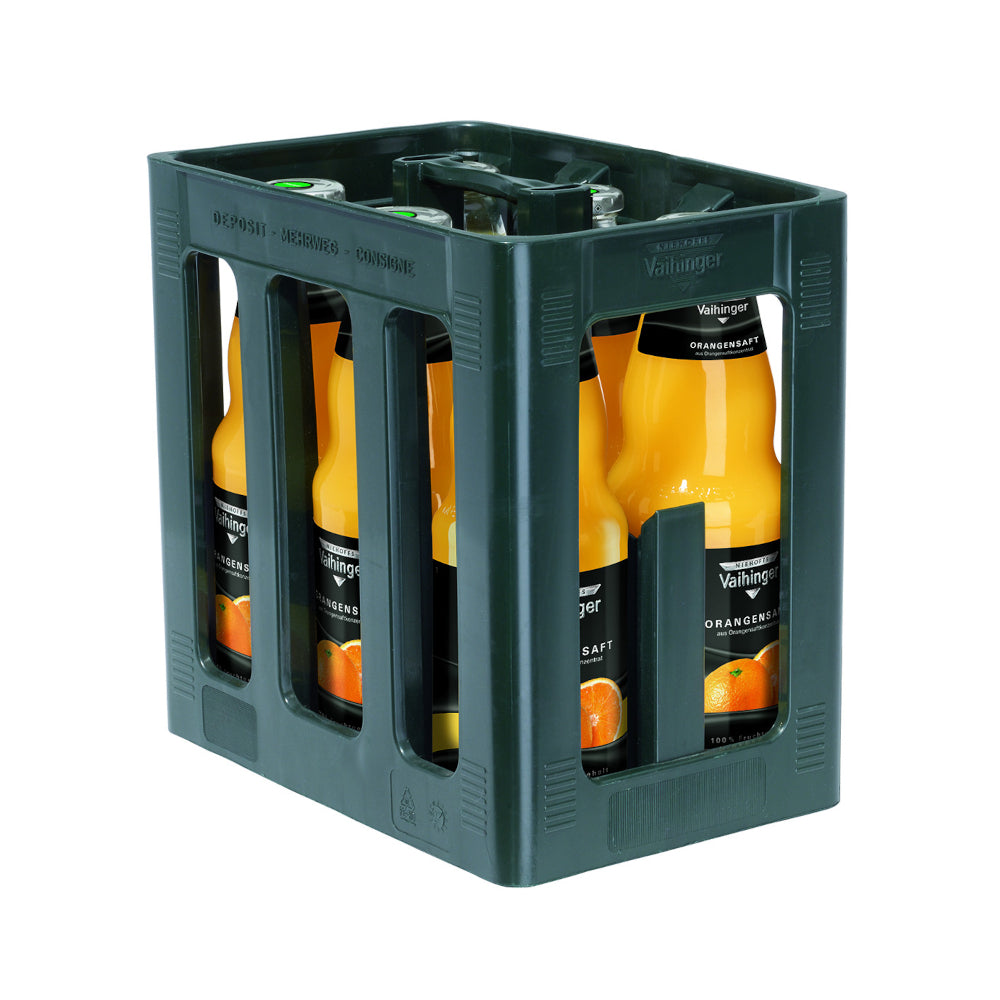 Niehoffs Orangensaft 6 x 1L (Glas) MEHRWEG Kiste zzgl. 2,40 €  Pfand