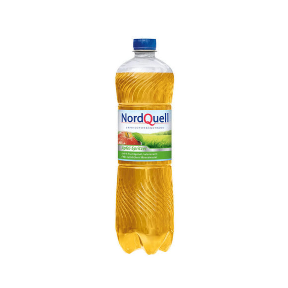 NordQuell Apfel-Spritzer 12 x 1L (PET) EINWEG Kiste zzgl. 4,50 € Pfand