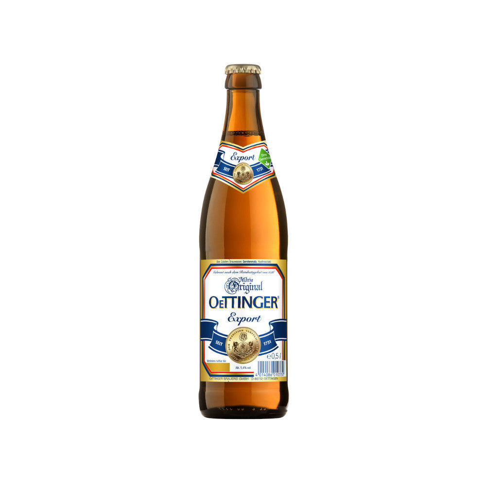 Oettinger Export 20 x 0,5L (Glas) MEHRWEG Kiste zzgl. 3,10 € Pfand - 0