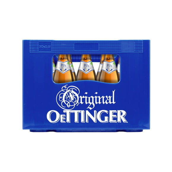 Oettinger Pils 20 x 0,5L (Glas) MEHRWEG Kiste zzgl. 3,10 € Pfand