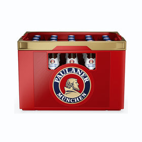 Paulaner Hefe-Weißbier Alkoholfrei 20 x 0,5L (Glas) MEHRWEG Kiste zzgl. 3,10 € Pfand