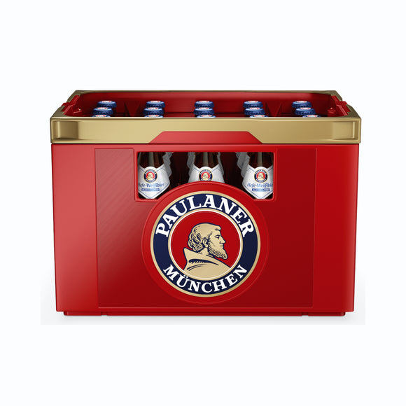 Paulaner Hefe-Weißbier Alkoholfrei 20 x 0,5L (Glas) MEHRWEG Kiste zzgl. 3,10 € Pfand