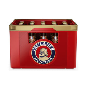Paulaner Hefe-Weißbier Dunkel 20 x 0,5L (Glas) MEHRWEG Kiste zzgl. 3,10 € Pfand