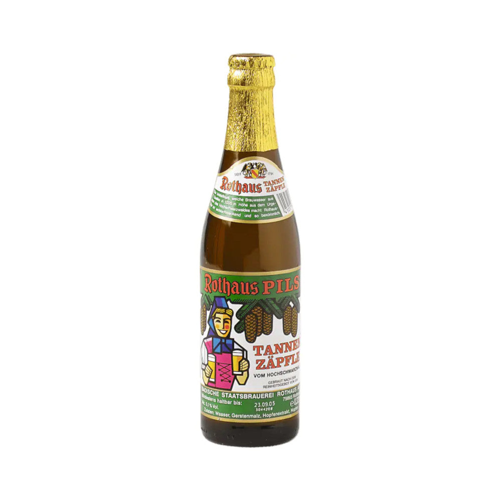 Rothaus Pils Tannenzäpfle 24 x 0,33L (Glas) MEHRWEG Kiste zzgl. 3,42 € Pfand - 0