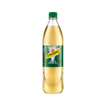 Schweppes American Ginger Ale 6 x 1L (PET) MEHRWEG Kiste zzgl. 2,40 € Pfand - 0