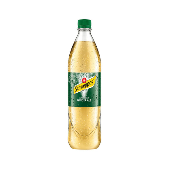 Schweppes American Ginger Ale 6 x 1L (PET) MEHRWEG Kiste zzgl. 2,40 € Pfand