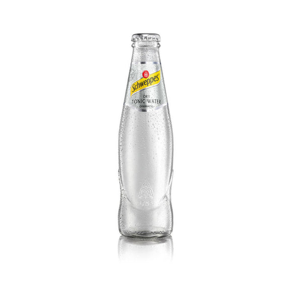 Schweppes Dry Tonic Water 24 x 0,2L (Glas) MEHRWEG Kiste zzgl. 5,10 € Pfand