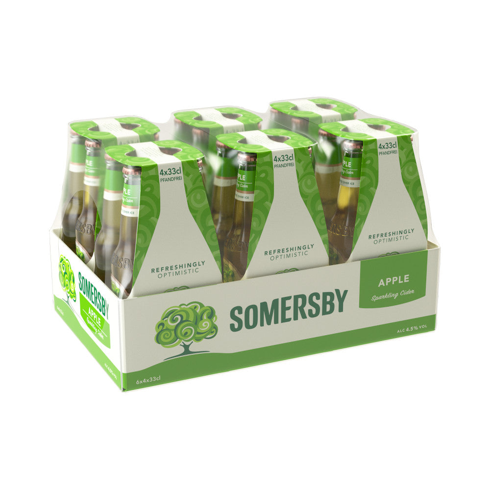 Somersby Apple Cider 24 x 0,33L (Glas) EINWEG Tray