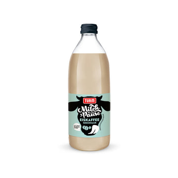 Turm Milch Pause Eiskaffee 12 x 0,5L (Glas) EINWEG Tray