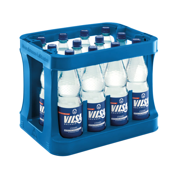 Vilsa Brunnen Classic 12 x 1L (PET) MEHRWEG KISTE zzgl. 3,30 € Pfand