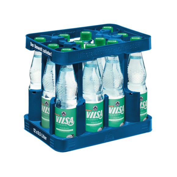 Vilsa Brunnen Medium 12 x 0,5L (PET) MEHRWEG KISTE zzgl. 3,30 € Pfand