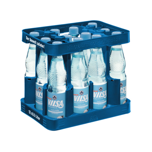 Vilsa Brunnen Naturelle 12 x 0,5L (PET) MEHRWEG KISTE zzgl. 3,30 € Pfand