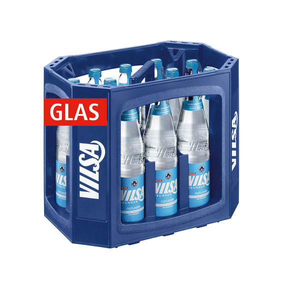 Vilsa Brunnen Naturelle 12 x 0,7L (Glas) MEHRWEG KISTE zzgl. 3,30 € Pfand
