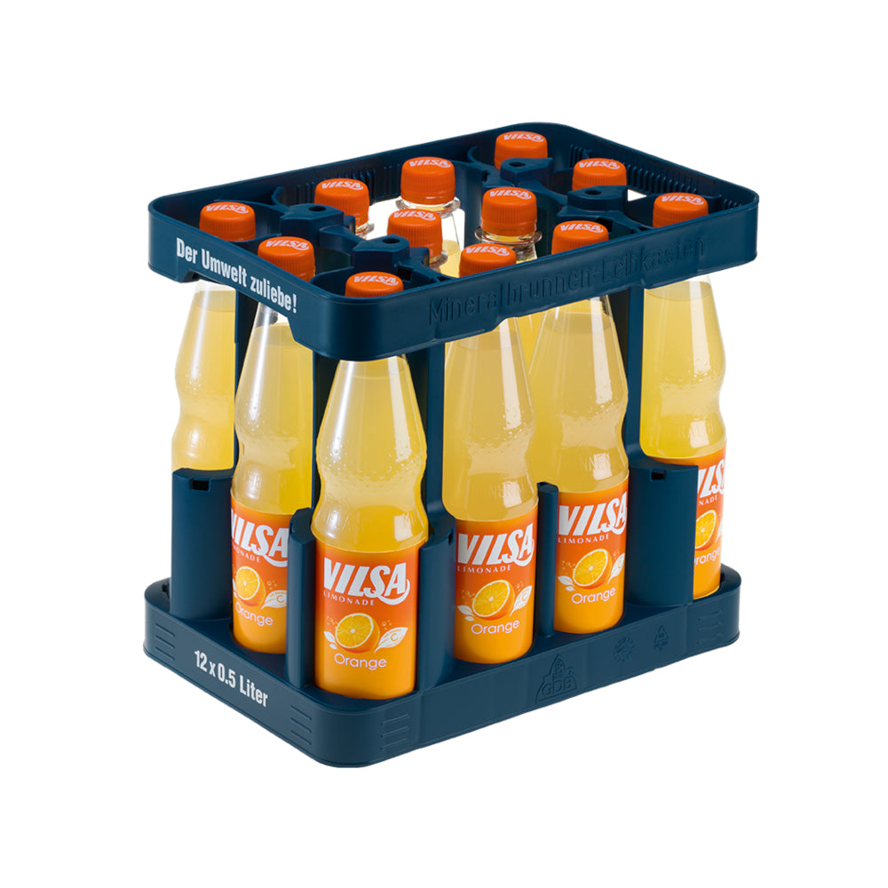 Vilsa Orange 12 x 0,5L (PET) MEHRWEG KISTE zzgl. 3,30 € Pfand