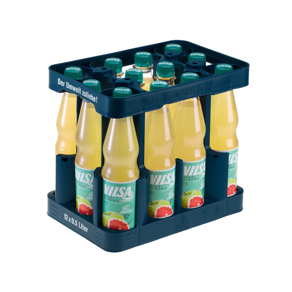 Vilsa Sport Schorle 12 x 0,5L (PET) MEHRWEG KISTE zzgl. 3,30 € Pfand