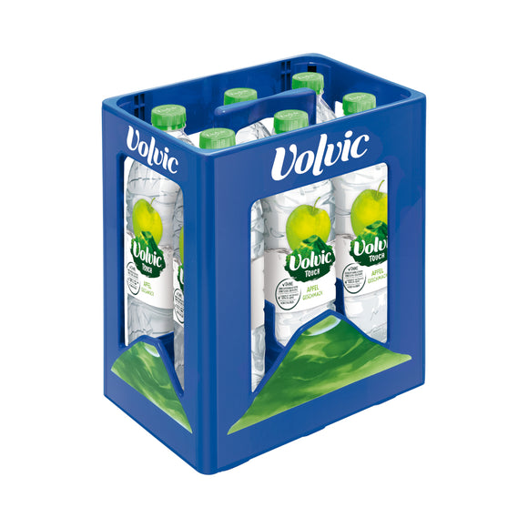 Volvic Touch Apfel 6 x 1,5L (PET) EINWEG Kiste zzgl. 3,00 € Pfand