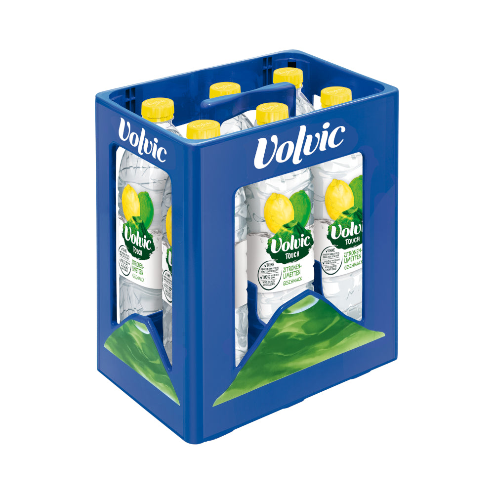 Volvic Touch Zitrone-Limette 6 x 1,5L (PET) EINWEG Kiste zzgl. 3,00 € Pfand